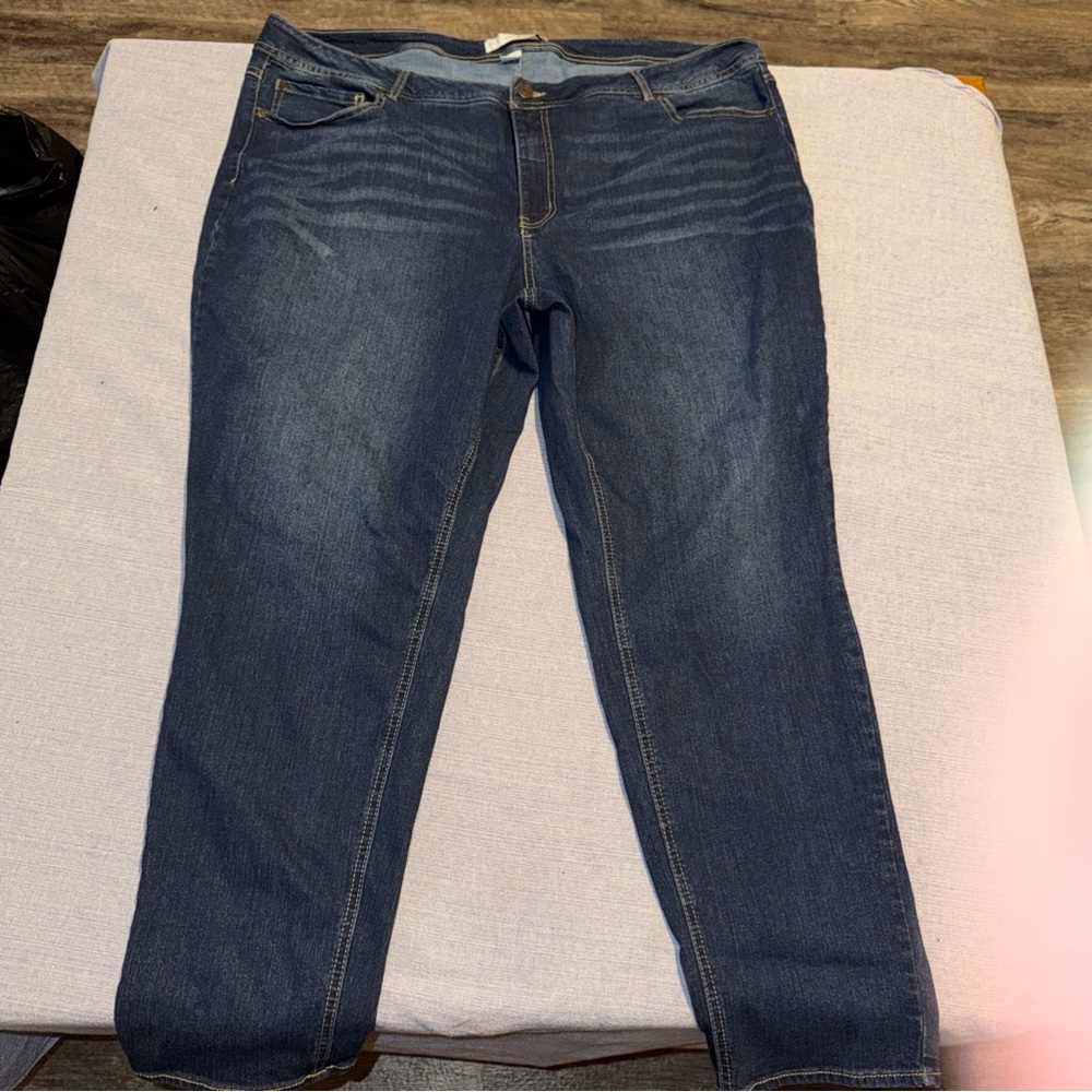Women's Straight Leg Denim Jeans Sz 22w 1946 est denim